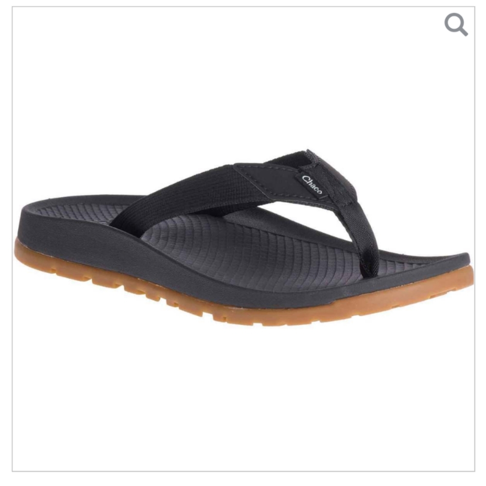Chaco Women's Lowdown Flip Flops - Black